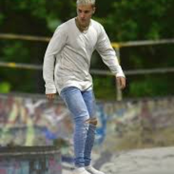 Amiri distressed patched slim jeans - Picture 1 of 13